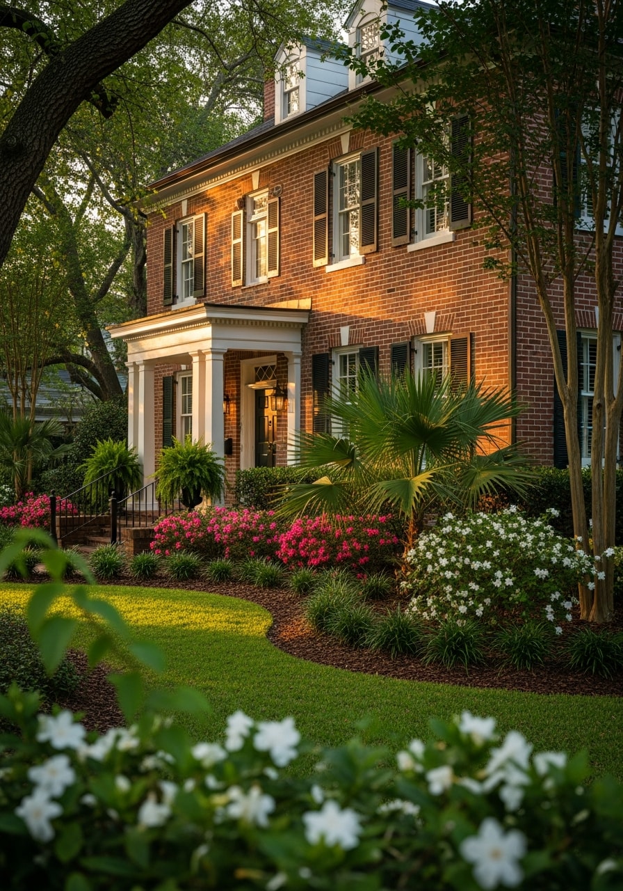 Residential Sanford home with historic architectural details and well-maintained landscaping.
